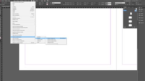 Capture d'écran de l'outil Page dans InDesign, montrant les options d'orientation