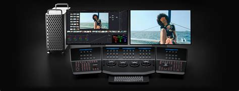 Présentation des différents claviers et panneaux de contrôle DaVinci Resolve