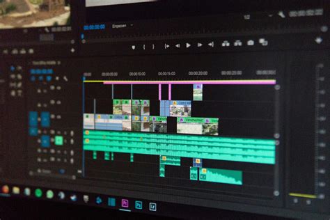 Schéma d'une configuration multi-écrans pour un logiciel de montage vidéo