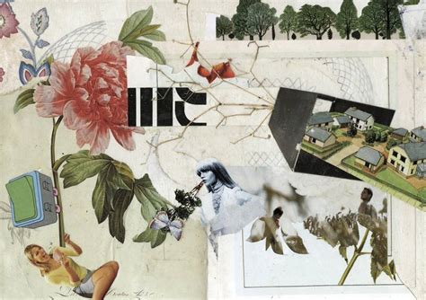 Exemple d'œuvre de collage intitulée 