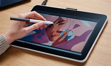 Illustration de différentes tablettes graphiques Wacom dans un environnement de création numérique