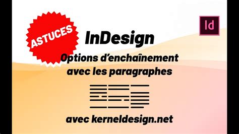 Diagramme illustrant les différentes options d'enchaînement de paragraphes dans InDesign