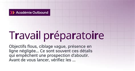 Au moment du traitement d'image, le travail préparatoire porte ses fruits