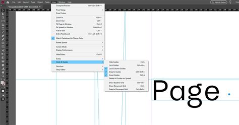 Exemple de document Photoshop avec des guides personnalisés pour un alignement précis des éléments.