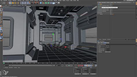 Exemple d'utilisation de l'outil Cloner dans Cinema 4D pour créer une structure répétitive.