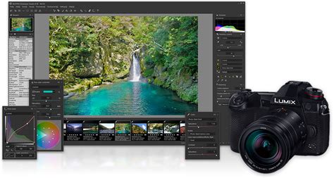 Capture d'écran du logiciel Silkypix Developer Studio, montrant son interface et les options de traitement des fichiers RAW.