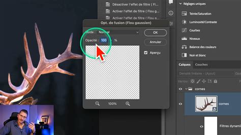 Fenêtre de sélection des modes de fusion dans PhotoFiltre