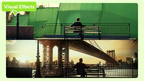 Exemple d'une scène de film hollywoodien intégrant des effets visuels complexes créés avec Fusion.