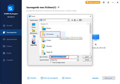 Schéma d'un dossier de sauvegarde avec des versions incrémentielles