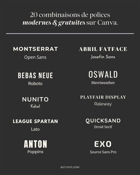 Exemple de design Canva utilisant une police audacieuse pour un titre percutant.