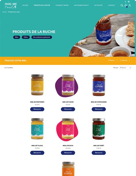 Photo de produits RBIA Shades mis en avant sur un site web