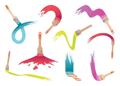 Illustration montrant l'extraction de pièces d'un pinceau IMM en SubTools distincts.