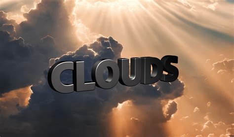 Exemple de texte 3D créé en empilant des calques 3D dans After Effects