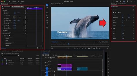 Représentation du plateau de panoramique 5.1 dans Premiere Pro