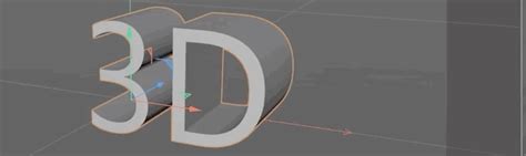 Exemple d'objet extrudé dans After Effects avec différentes sources lumineuses créant des ombres et des reflets.