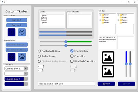 Schéma de base d'un widget Canvas Tkinter avec ses dimensions et sa couleur de fond.