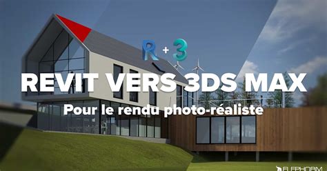 Exemple de rendu architectural photoréaliste créé avec 3ds Max.