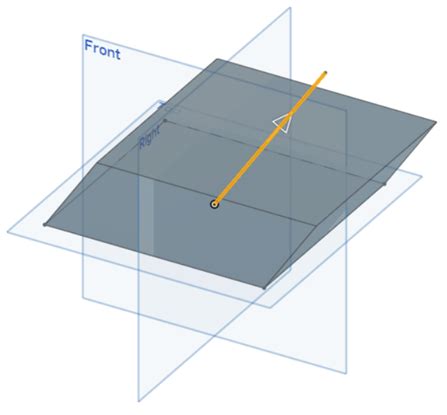 Exemple visuel des paramètres de l'objet Extrude : Direction, Offset, Subdivision.