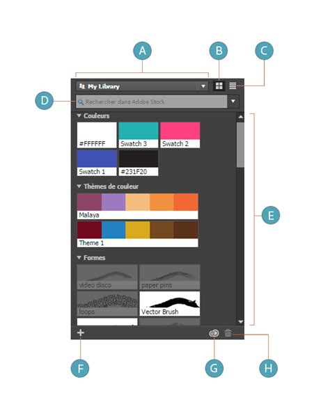 Ajout d'une illustration à une bibliothèque Creative Cloud