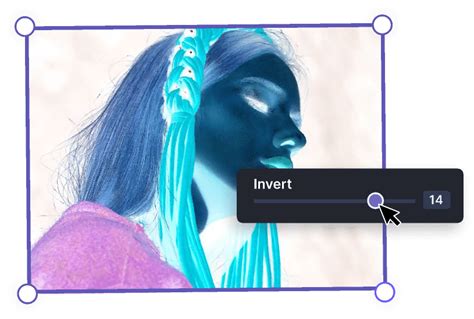 Comparaison avant/après de l'application du filtre négatif sur une image.