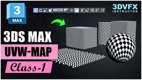 Capture d'écran des paramètres du modificateur UVW Map dans 3ds Max