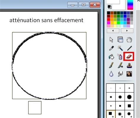 Icône de l'outil de sélection Ellipse dans PhotoFiltre