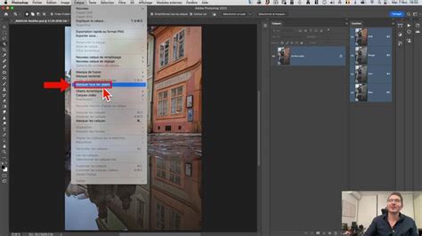 Illustration montrant la création d'un chemin de détourage dans Photoshop