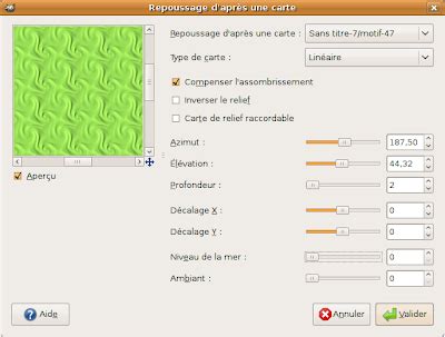 Utilisation du filtre 