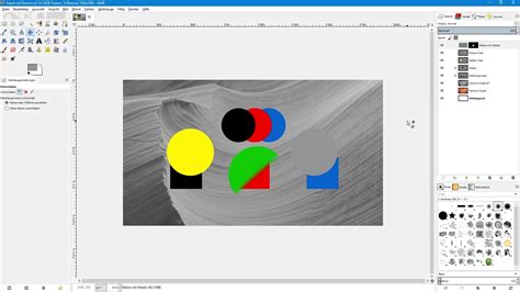 Palette des calques dans GIMP