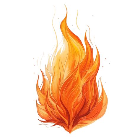 Exemple d'un effet de flamme appliqué à une image.