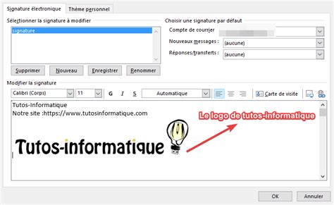 Illustration de la compensation dans une signature d'impression
