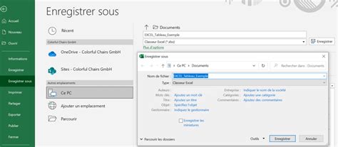 Fenêtre d'enregistrement sous Photoshop avec les différentes options de format