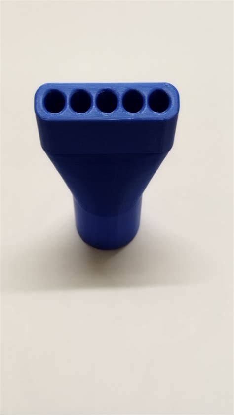 Exemple de trous d'évacuation sur un modèle évidé pour impression 3D