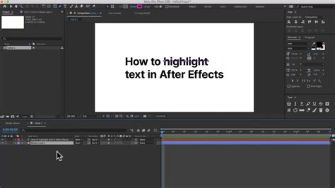 Capture d'écran d'After Effects montrant le calque Nul Object avec les curseurs