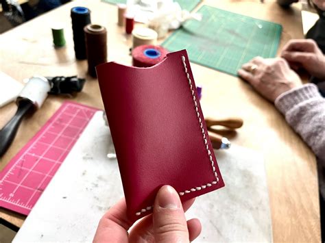 Porte-cartes terminé avec cartes insérées