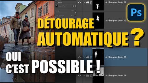 Capture d'écran montrant les différentes options de détourage dans Photoshop