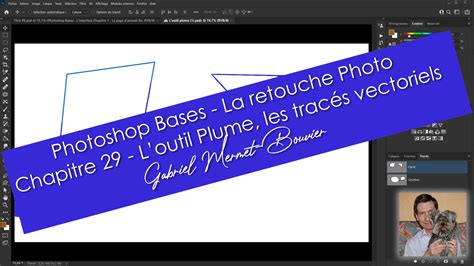 Exemple de tracé vectoriel manuel avec l'outil Plume