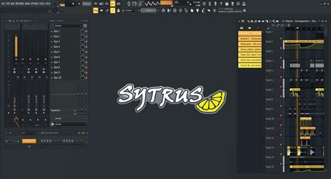 Illustration de l'interface du synthétiseur Sytrus dans FL Studio