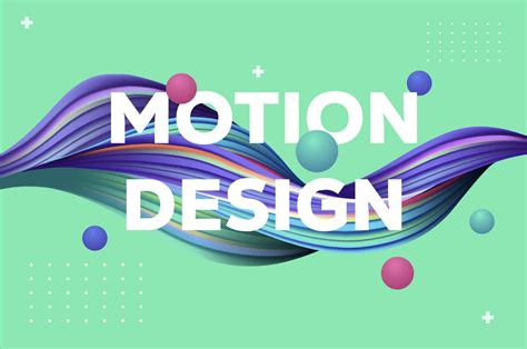 Illustration conceptuelle du motion design, montrant des éléments graphiques en mouvement.