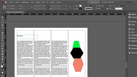 Capture d'écran du panneau Hyperliens dans InDesign