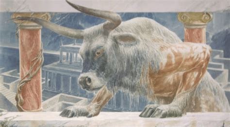 Représentation du Taureau de Crète dans l'art antique