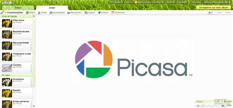 Fenêtre de sélection de la piste audio dans Picasa 3.