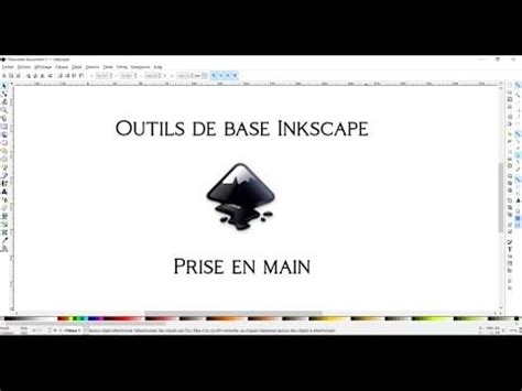 Schéma des outils de base d'Inkscape