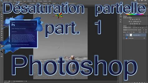 Schéma illustrant les étapes rapides de désaturation dans Photoshop