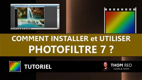 Schéma des fonctionnalités principales de PhotoFiltre 7