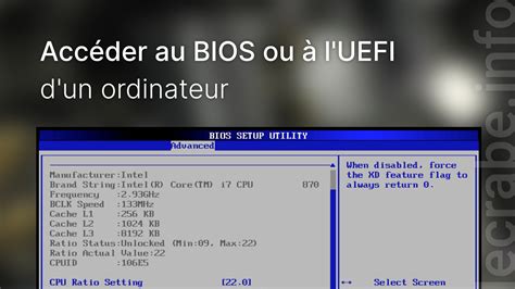 Capture d'écran d'un menu BIOS/UEFI illustrant les options de démarrage sécurisé.