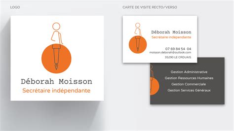 Exemples de différentes versions d'un même logo adaptées à divers supports (carte de visite, favicon, photo de profil réseaux sociaux).