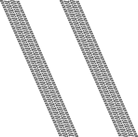 Exemple de bordure de piste avec des traces de pneus simulées