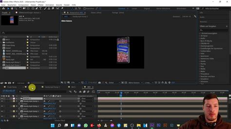 Interface d'importation de modèle 3D dans After Effects