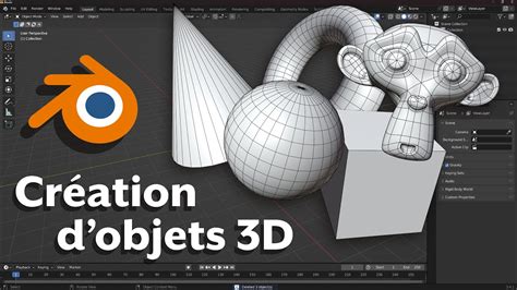 Exemples de différents modes d'affichage d'un objet 3D dans Cinema 4D